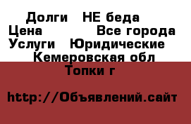 Долги - НЕ беда ! › Цена ­ 1 000 - Все города Услуги » Юридические   . Кемеровская обл.,Топки г.